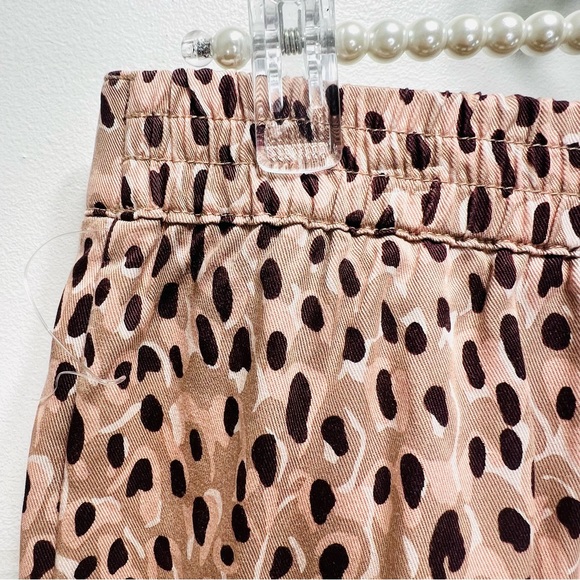 ANTHROPOLOGIE High-Rise Ankle Leopard Pleated Wide Leg Trouser Pants Sma… - Picture 6 of 16
